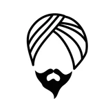 silhouette of a turban wearing Sikh man